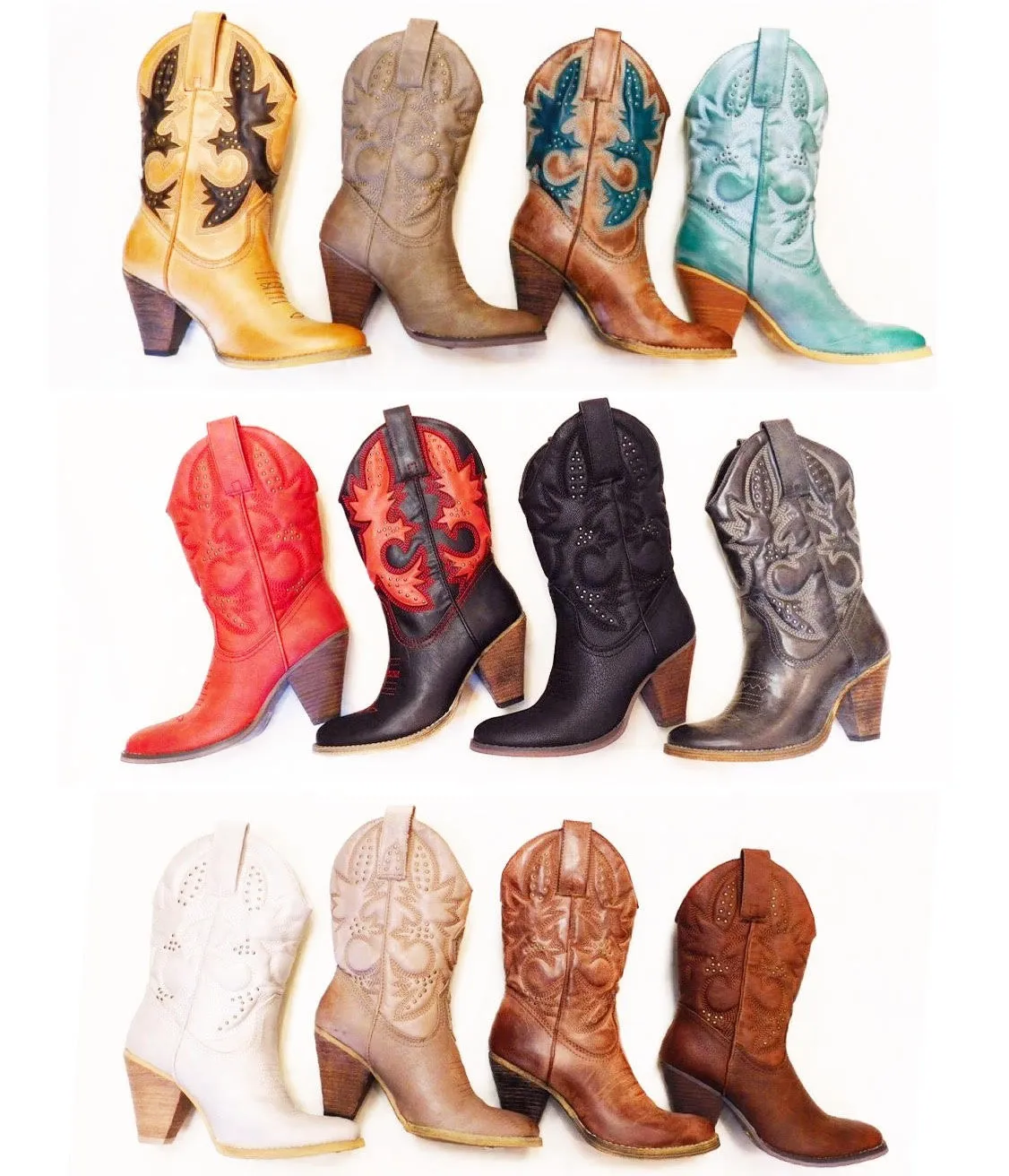 Very Volatile | Rio Grande Cowgirl Boots Black/Red
