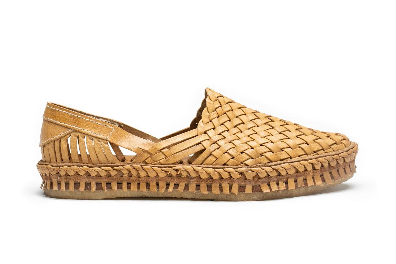 Woven Shoe in Honey   No Stripes by Mohinders
